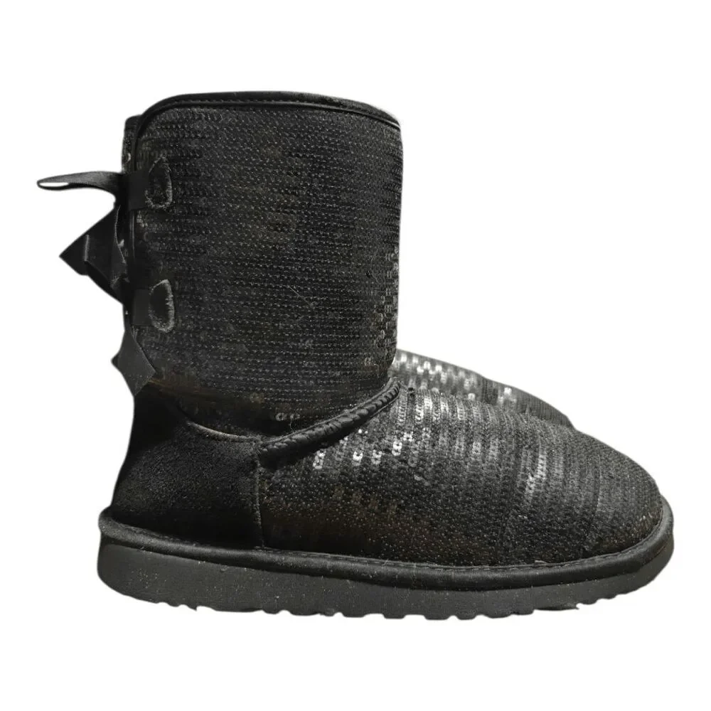 UGG Bailey Bow 'Sequin' Winter Boot Size 6